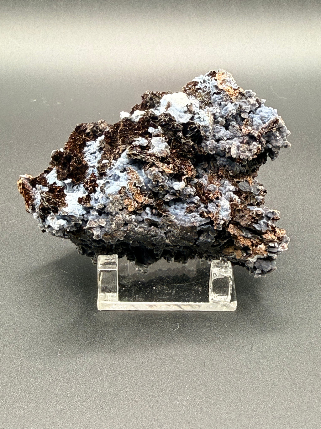 Chalcedony and Aragonite on Goethite #4