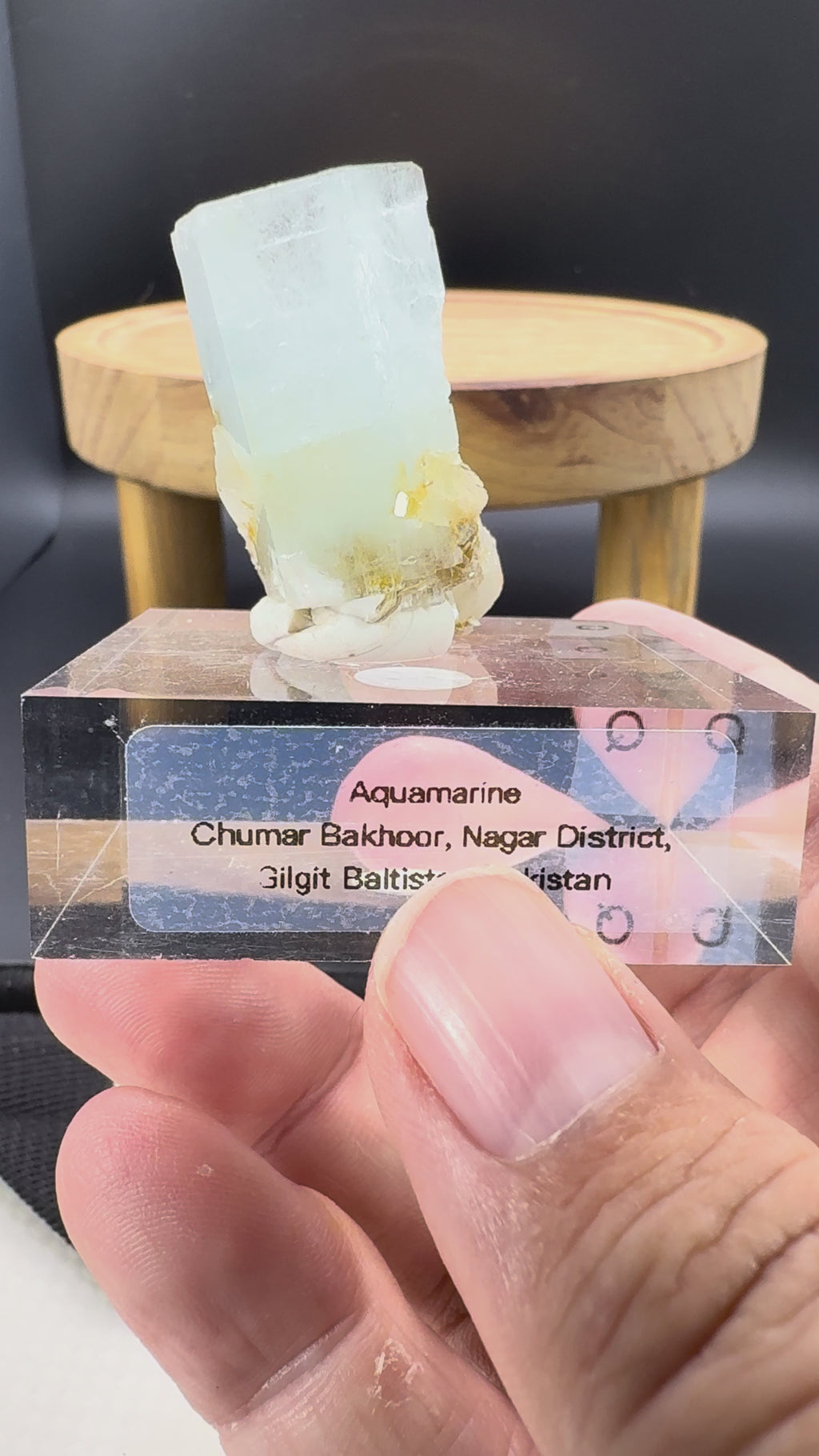 Aquamarine with Muscovite - 049