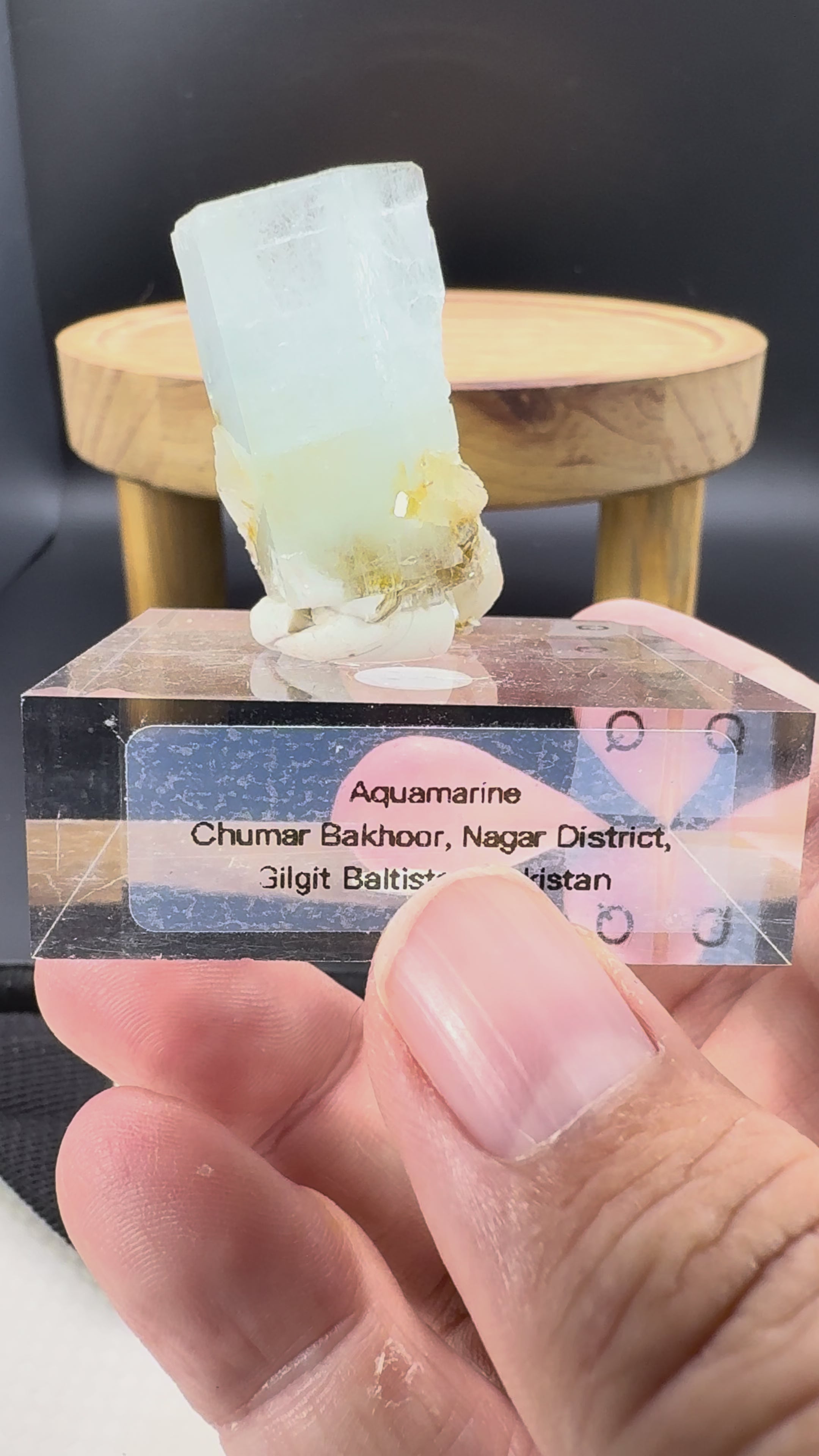 Aquamarine with Muscovite - 049