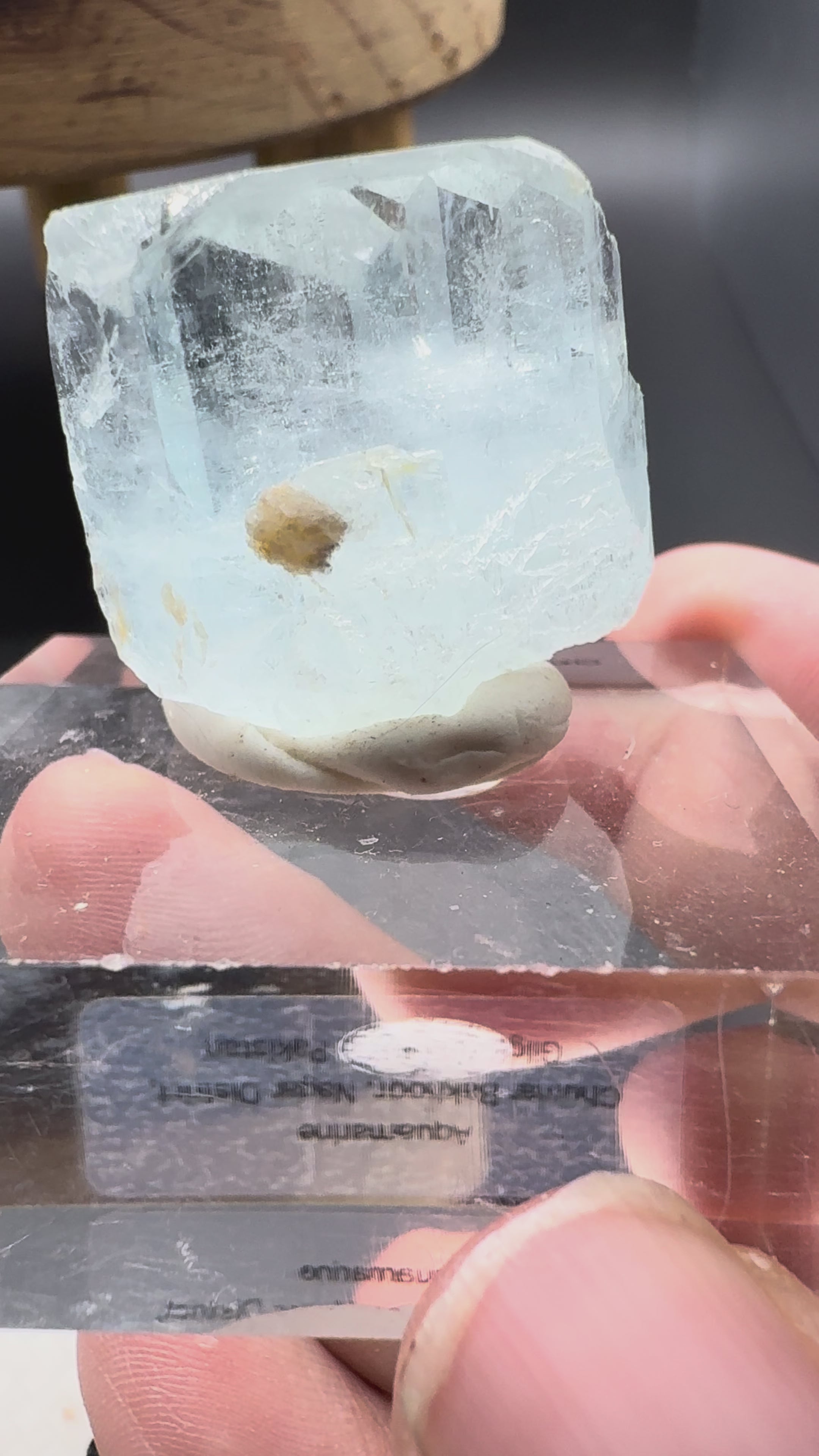 Aquamarine with Muscovite - 056